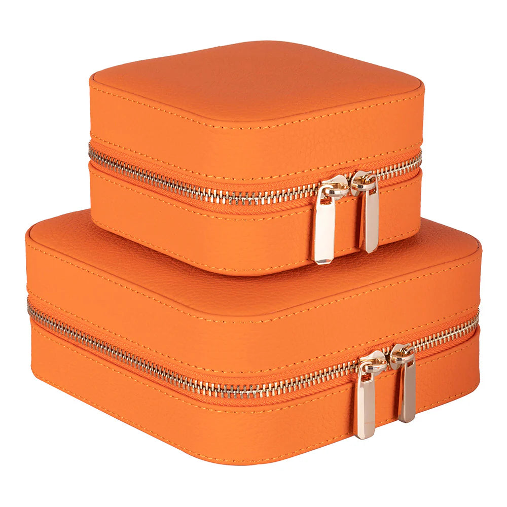 Amanda Leather Jewelry Box, Medium