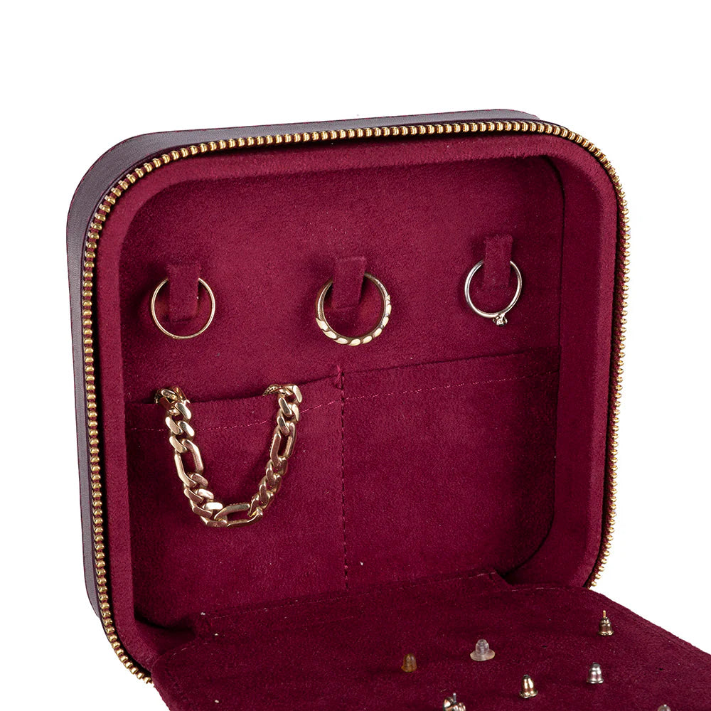 Amanda Leather Jewelry Box, Large