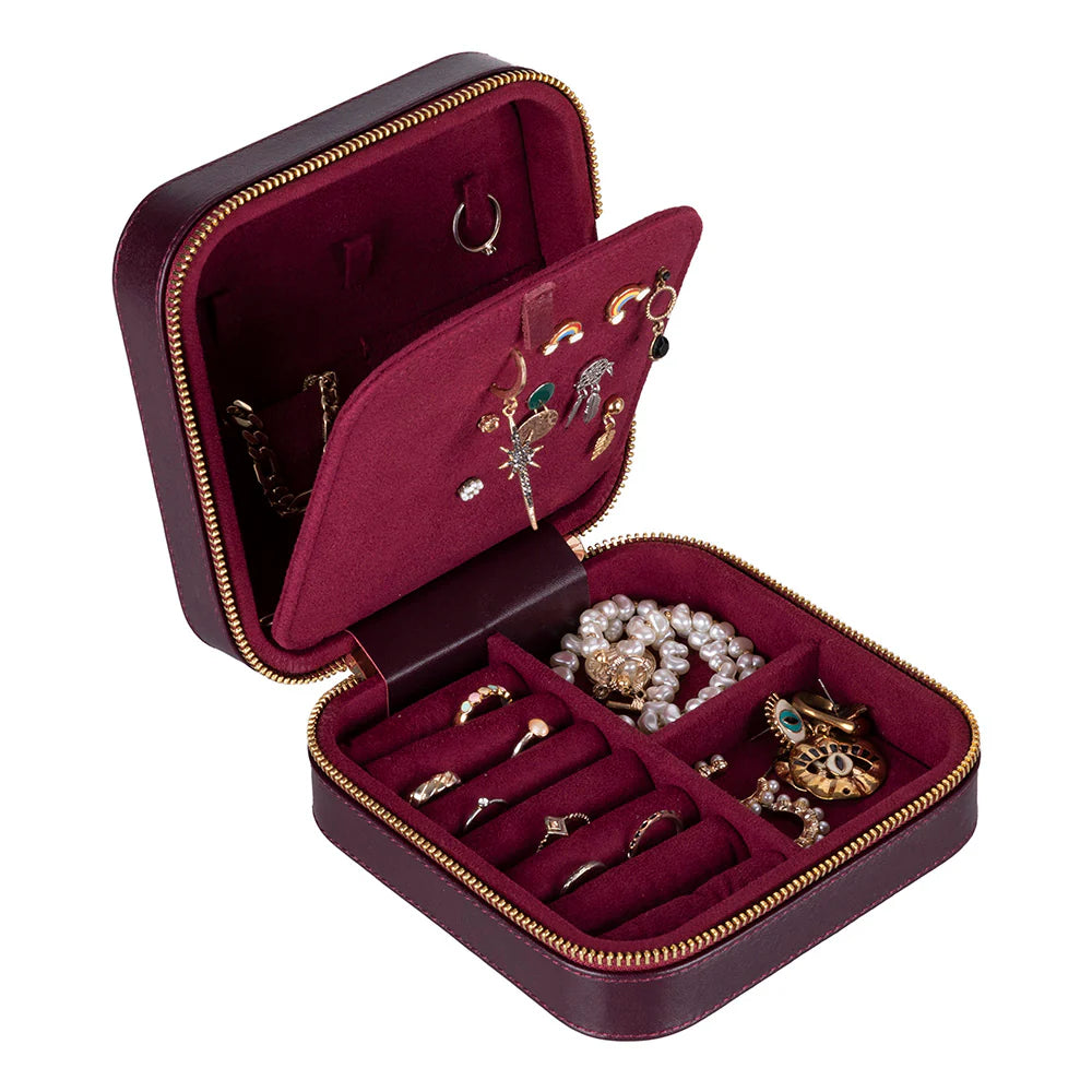 Amanda Leather Jewelry Box, Large