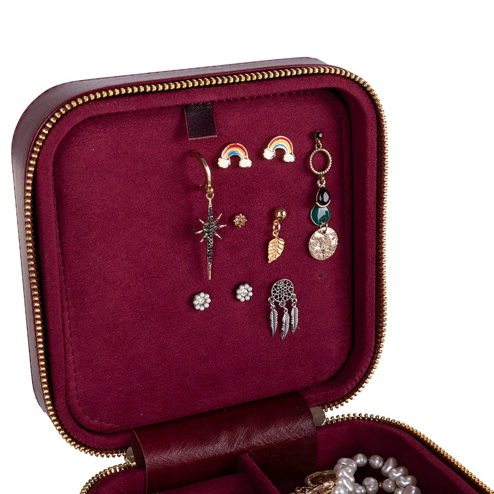 Amanda Leather Jewelry Box, Large