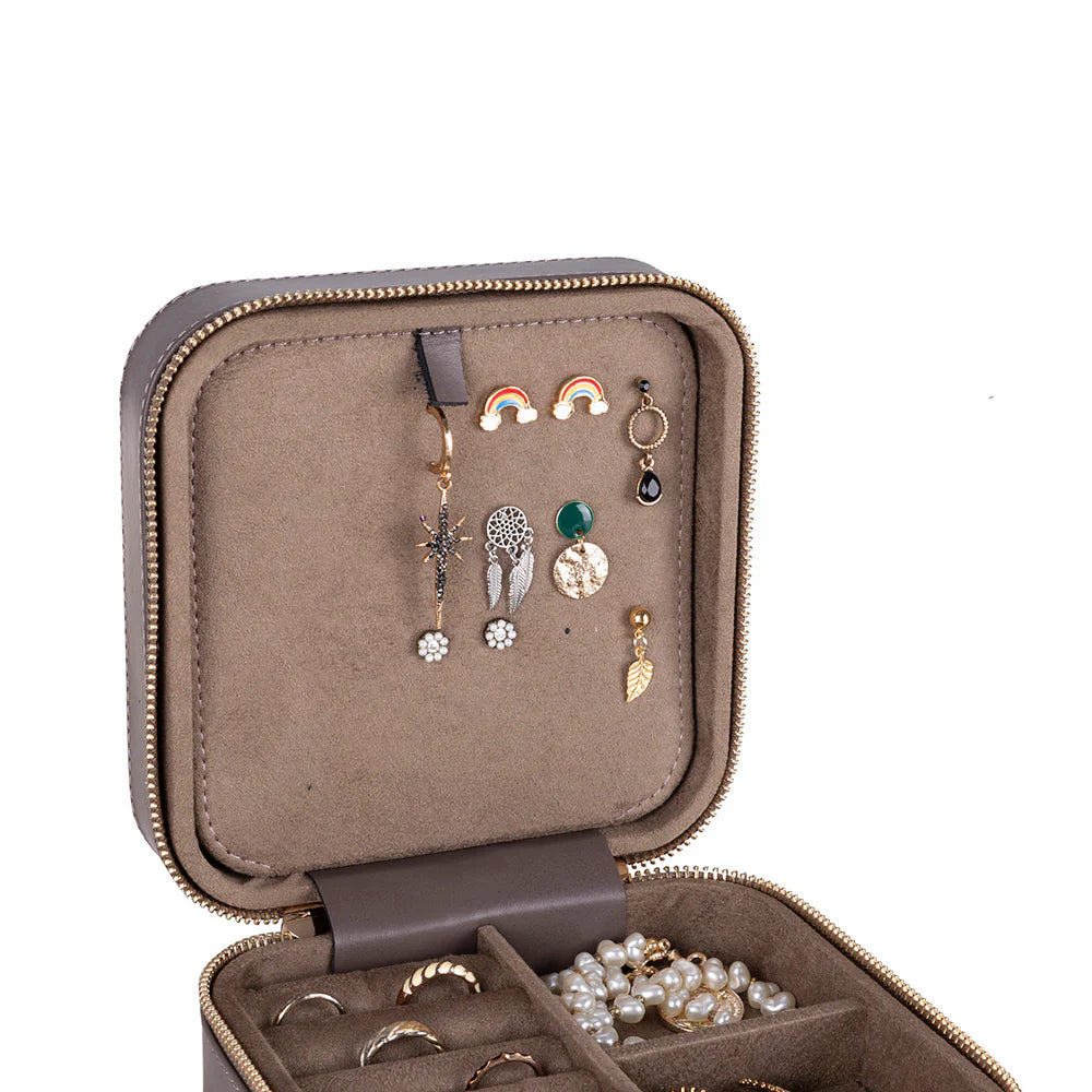 Amanda Leather Jewelry Box, Large