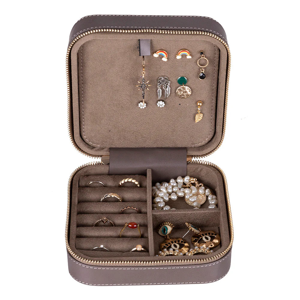 Amanda Leather Jewelry Box, Large