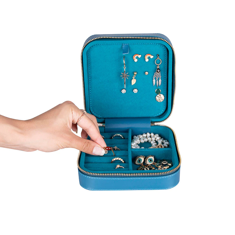 Amanda Leather Jewelry Box, Large