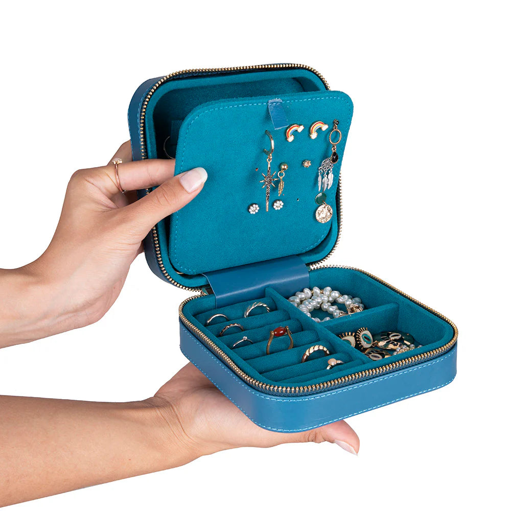 Amanda Leather Jewelry Box, Large