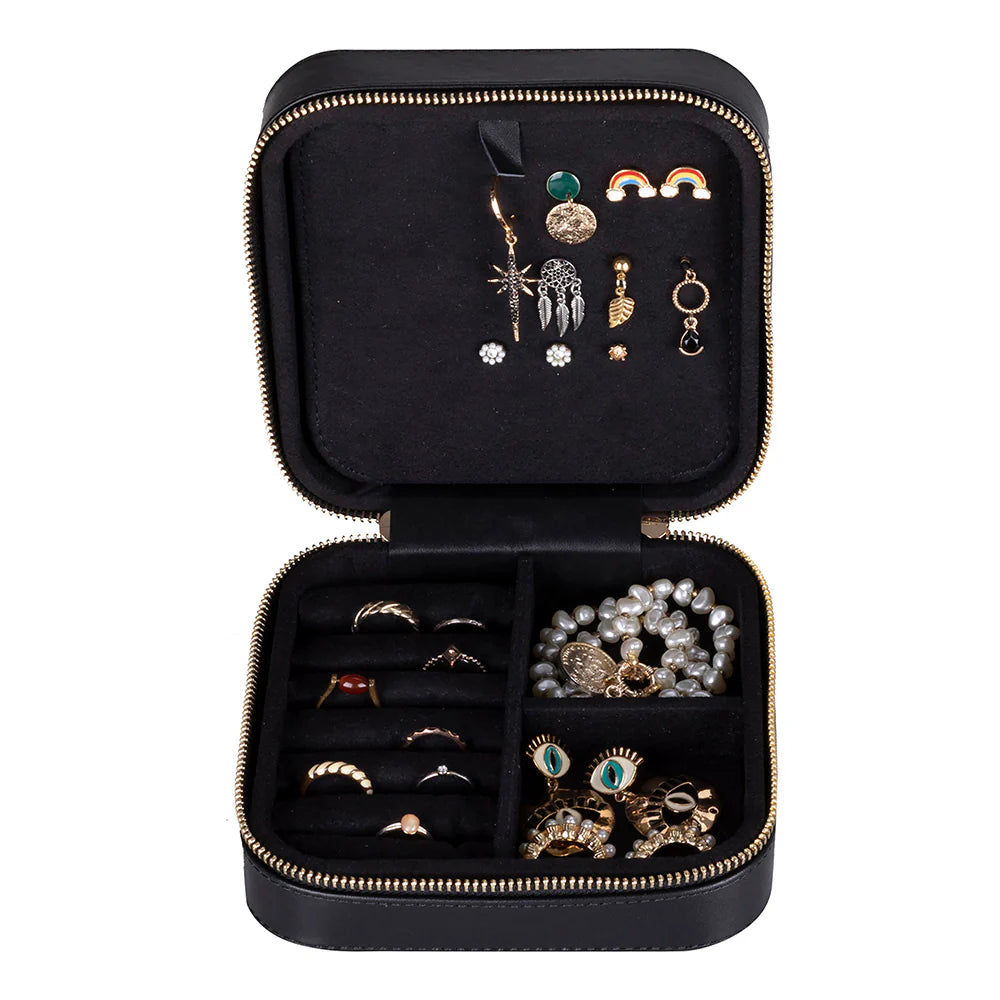 Amanda Leather Jewelry Box, Large