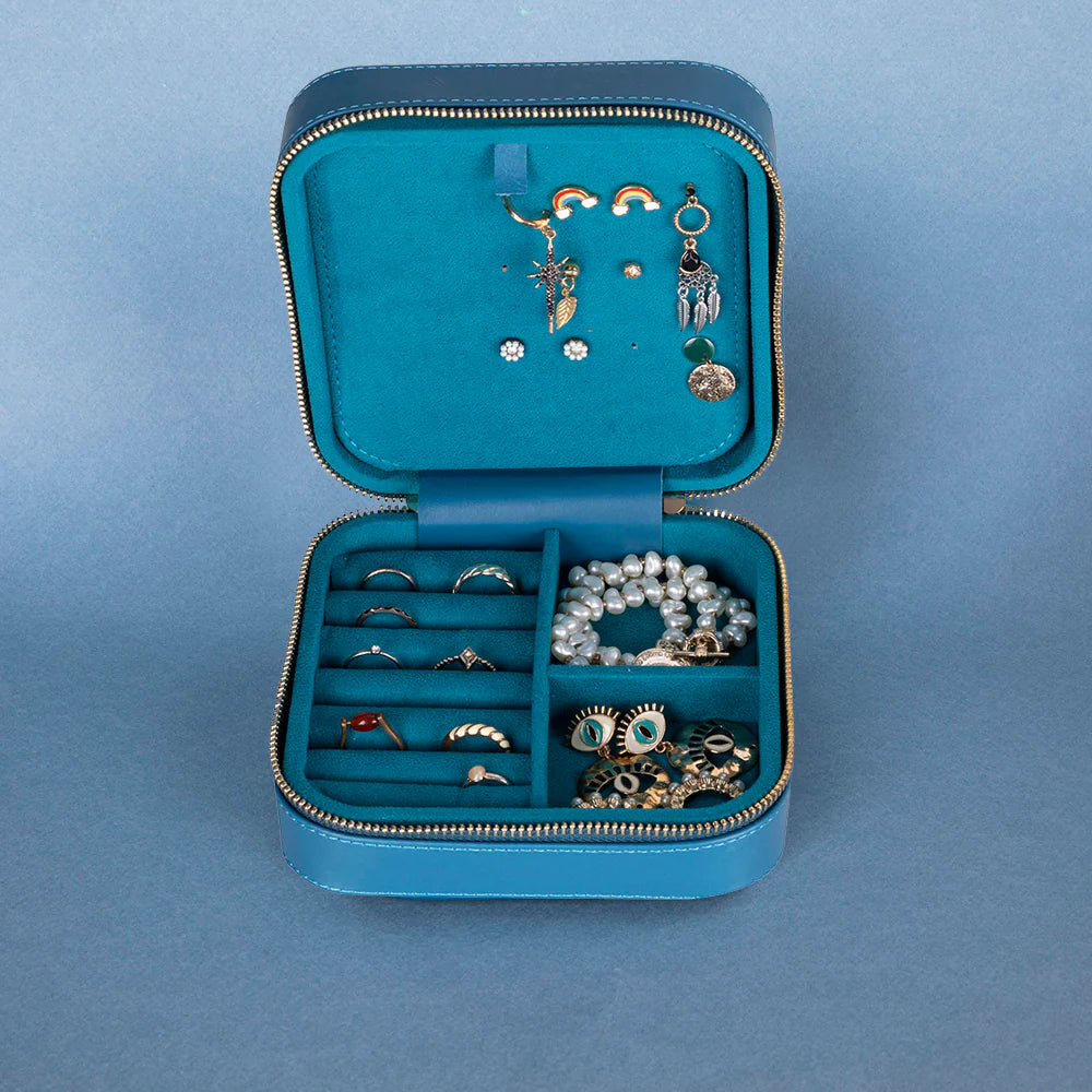 Amanda Leather Jewelry Box, Large