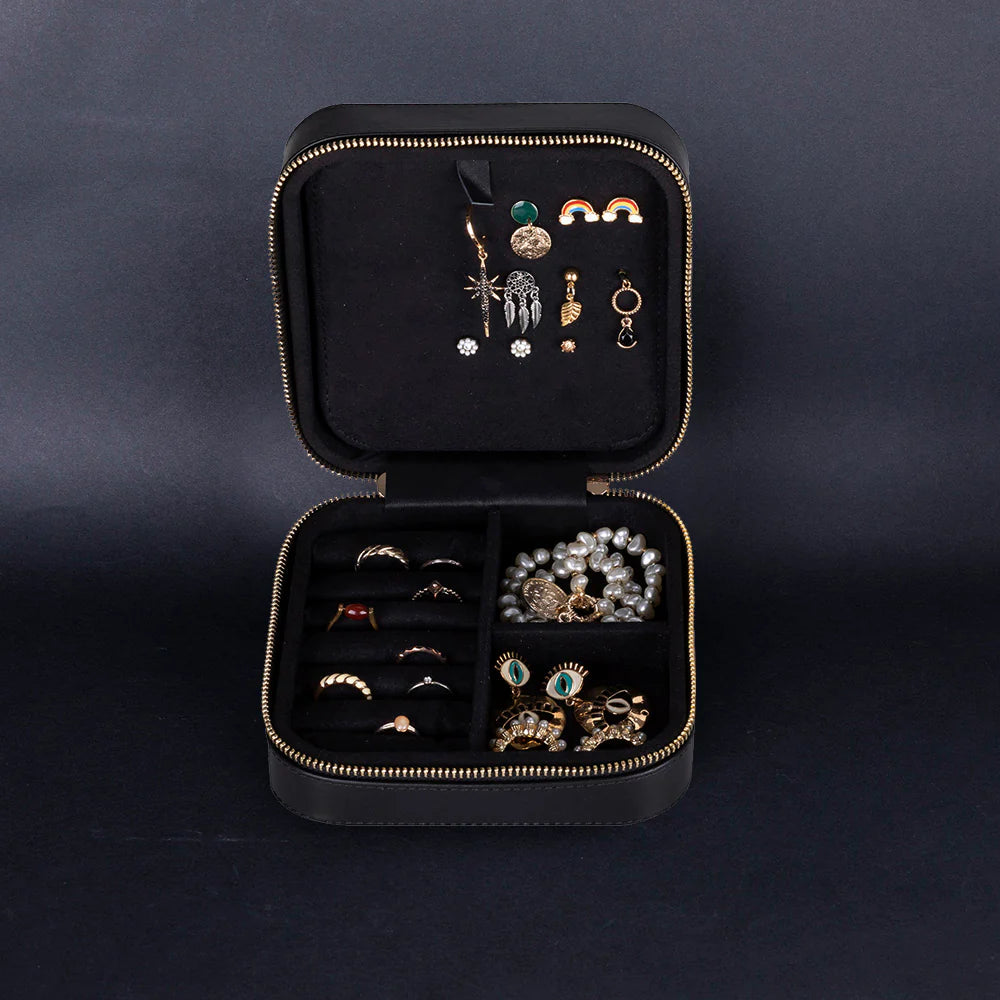 Amanda Leather Jewelry Box, Large