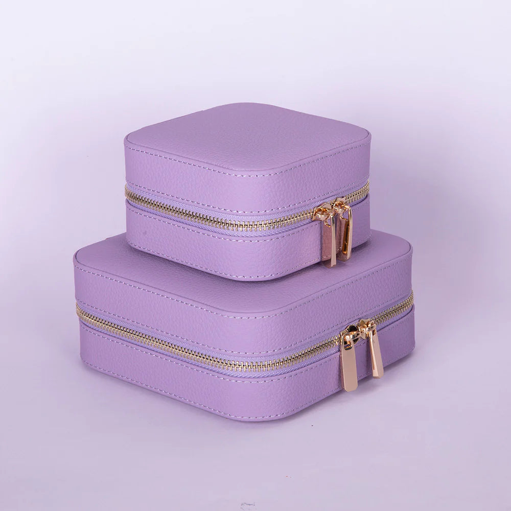 Amanda Leather Jewelry Box, Medium