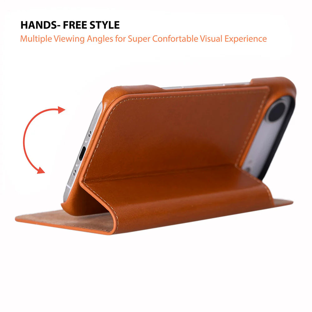 Sonat Leather iPhone 17 Air Folio Case