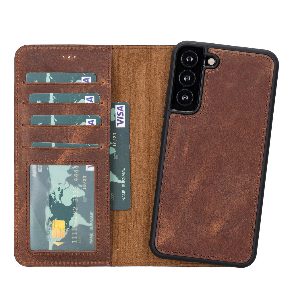 Magic Samsung Galaxy S23 Plus Leather Detachable Wallet Case