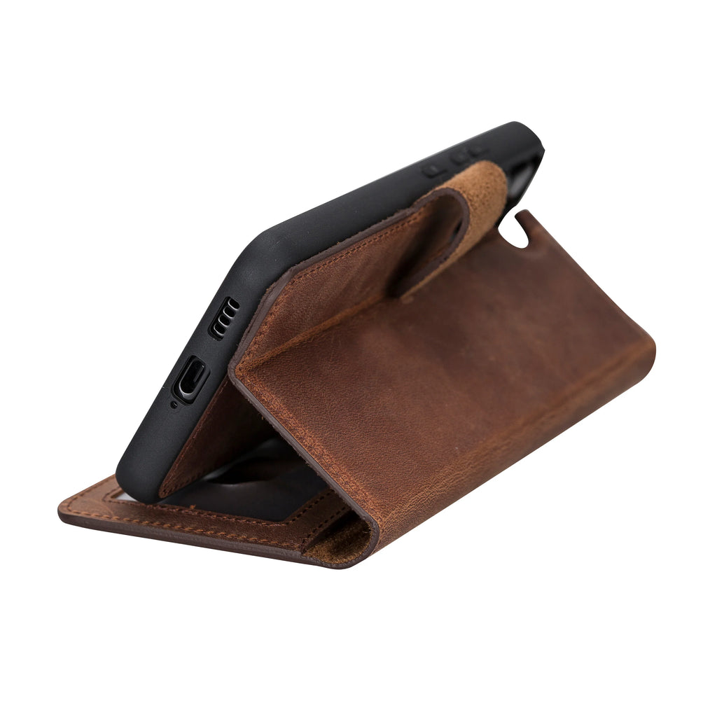 Magic Samsung Galaxy S23 Ultra Leather Detachable Wallet Case