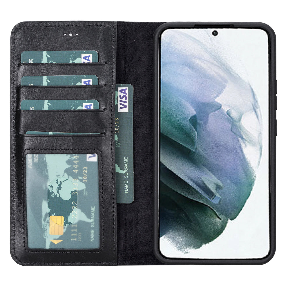 Magic Samsung Galaxy S23 Ultra Leather Detachable Wallet Case