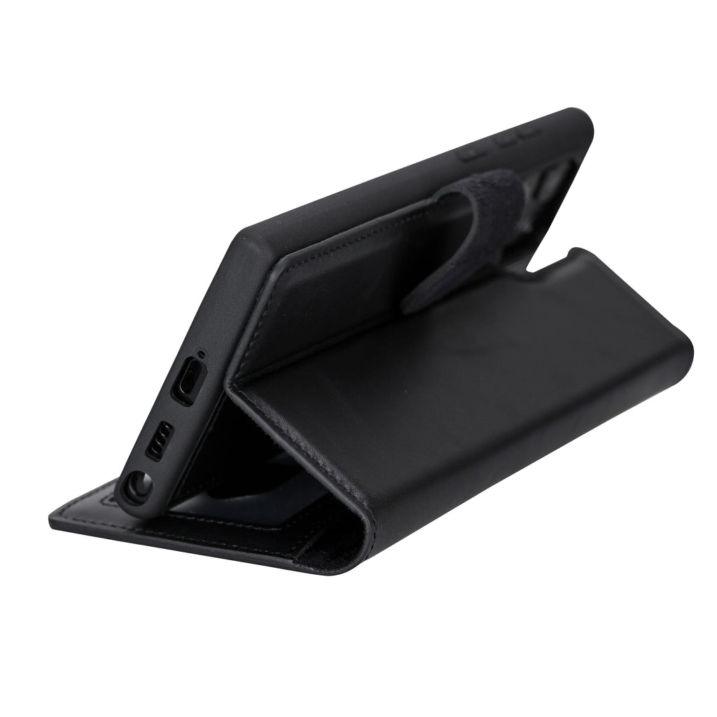 Magic Samsung Galaxy S23 Ultra Leather Detachable Wallet Case
