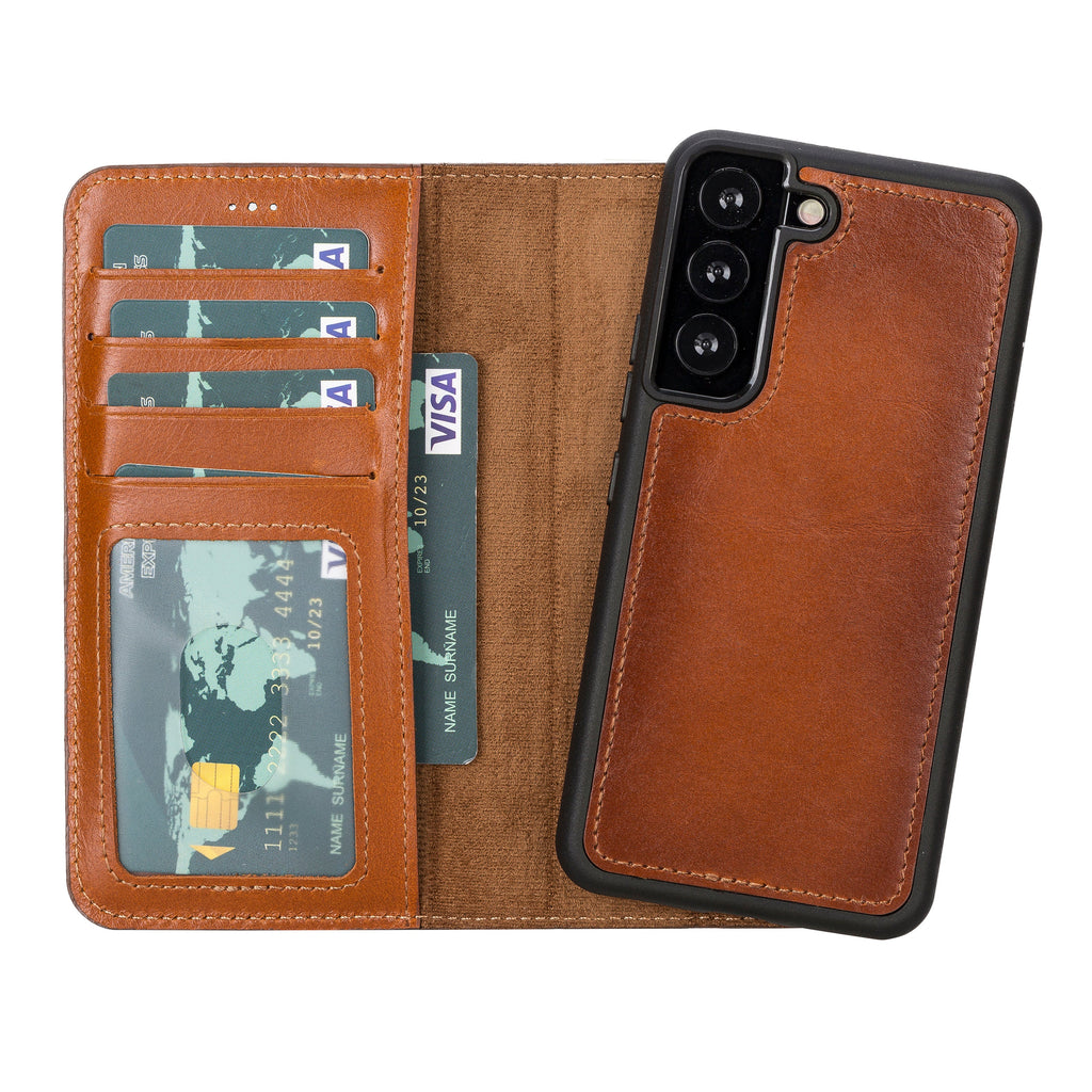 Magic Samsung Galaxy S23 Plus Leather Detachable Wallet Case