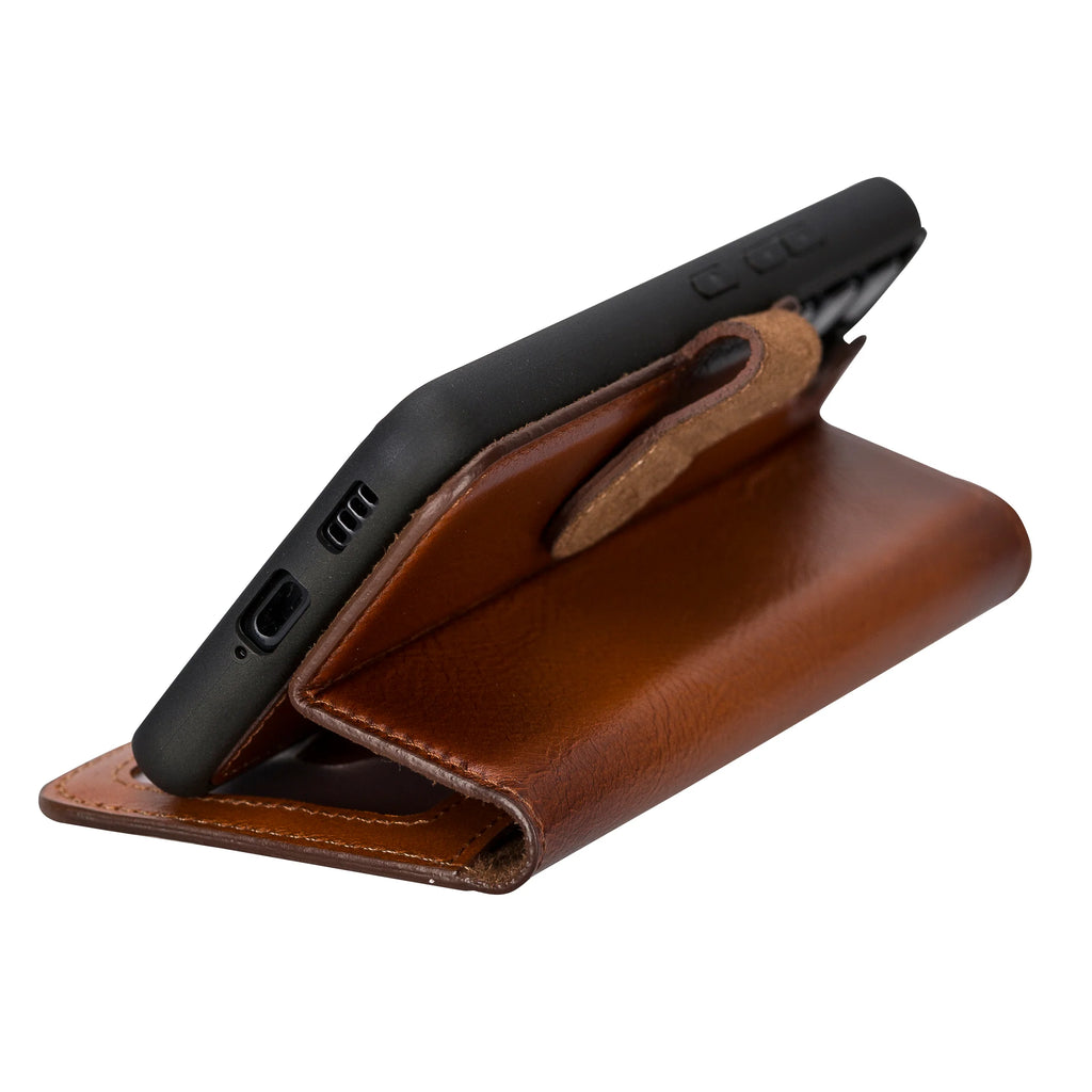 Magic Samsung Galaxy S23 Ultra Leather Detachable Wallet Case