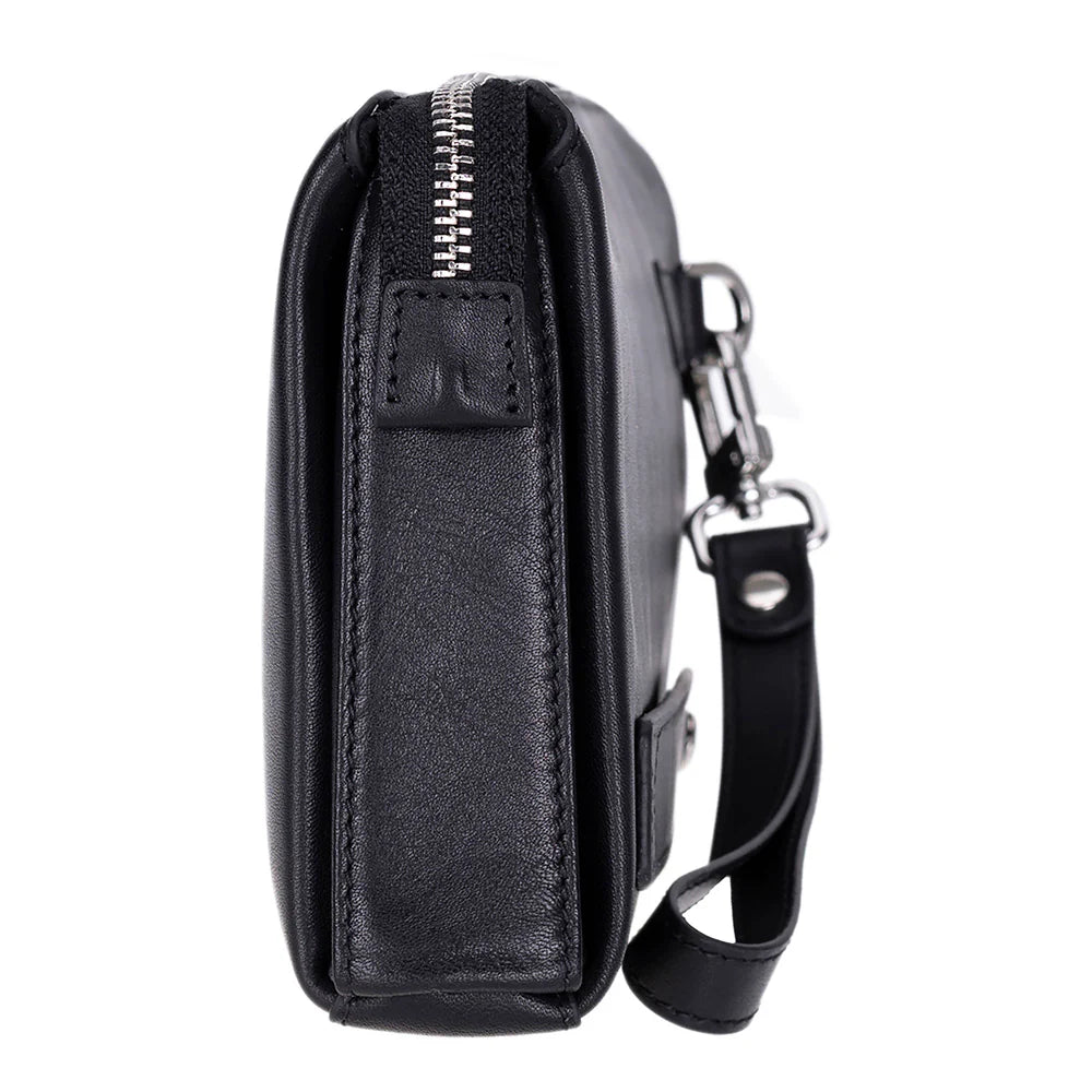 Lupus Leather Clutch Bag
