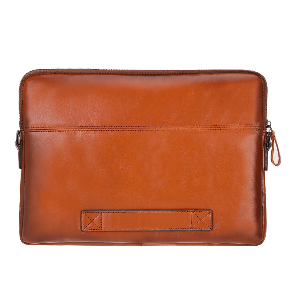 Leeds Slim Leather Laptop / Tablet Sleeve