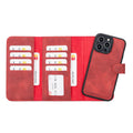 Santa iPhone 14 Pro Max Leather Detachable Wallet Case
