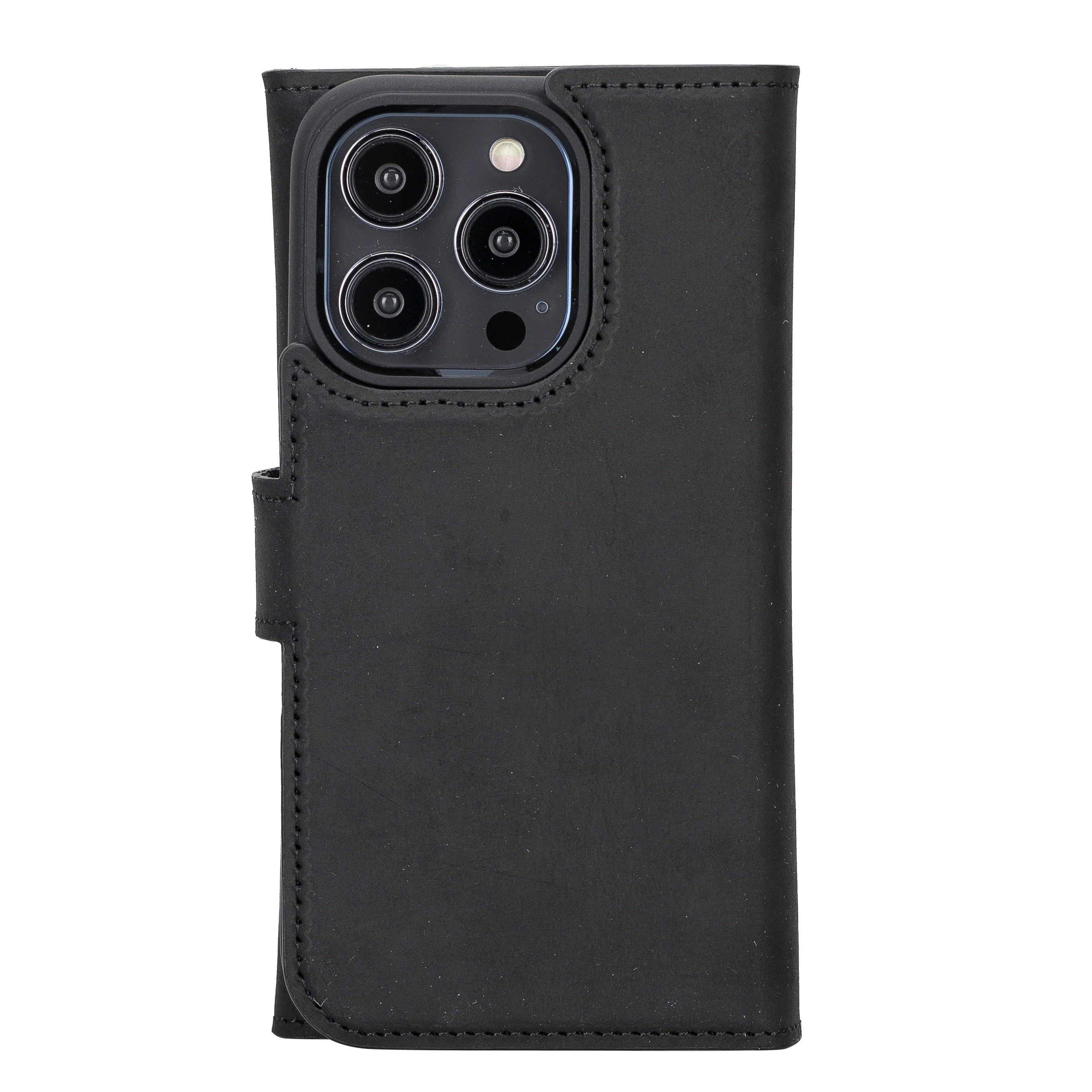 Santa iPhone 14 Pro Leather Detachable Wallet Case