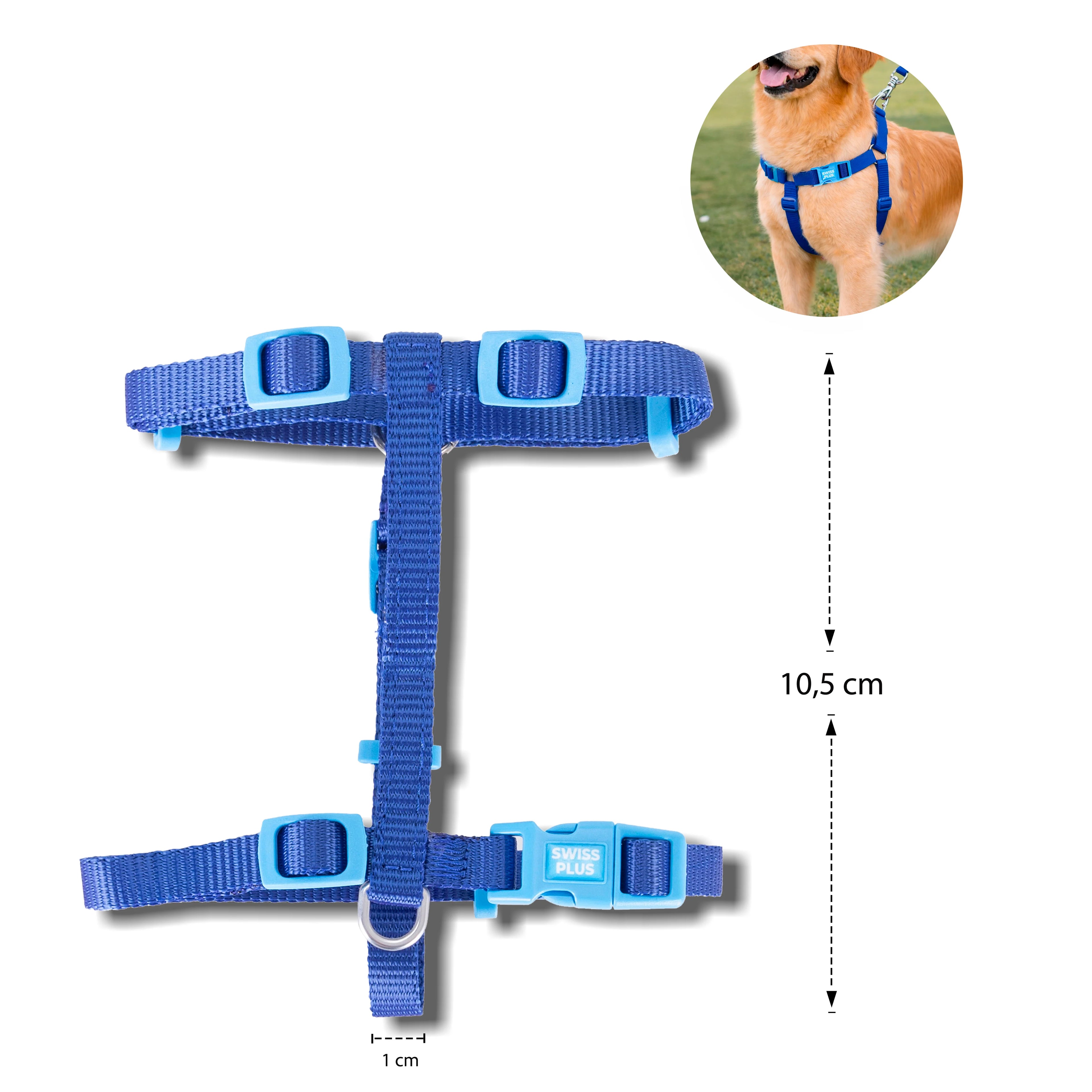 Solid Color H-Type Harness