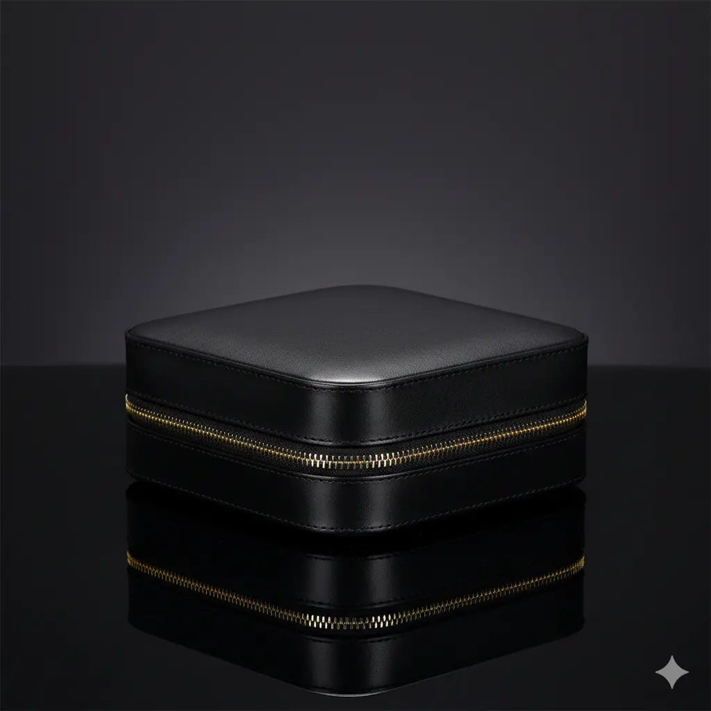 Amanda Leather Jewelry Box, Large