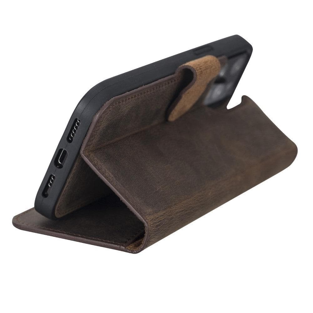 Magic iPhone 12 Mini Detachable Leather Wallet Case