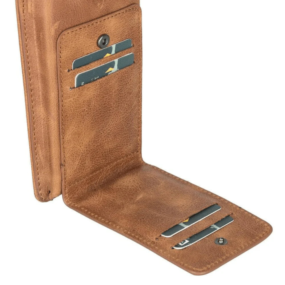 Avjin Crossbody Leather Bag Compatible with Phones up to 6.9"
