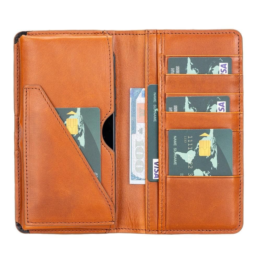 Calvina Universal Leather Wallet Case 6.2" FL1