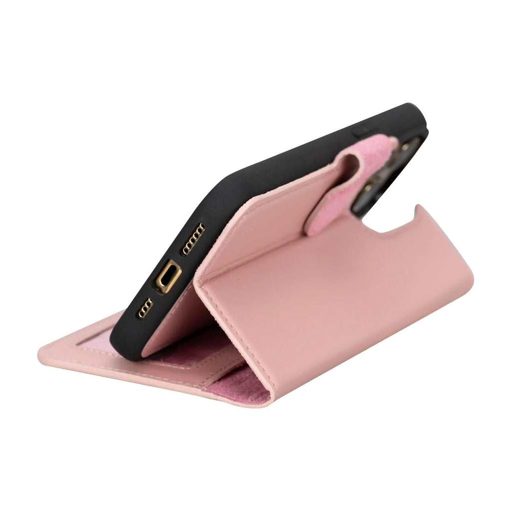 Magic iPhone 15 Detachable Leather Wallet Case