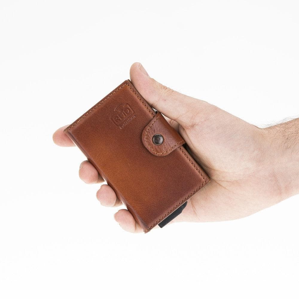 Mondello Leather Pop-Up Card Holder RST9EF