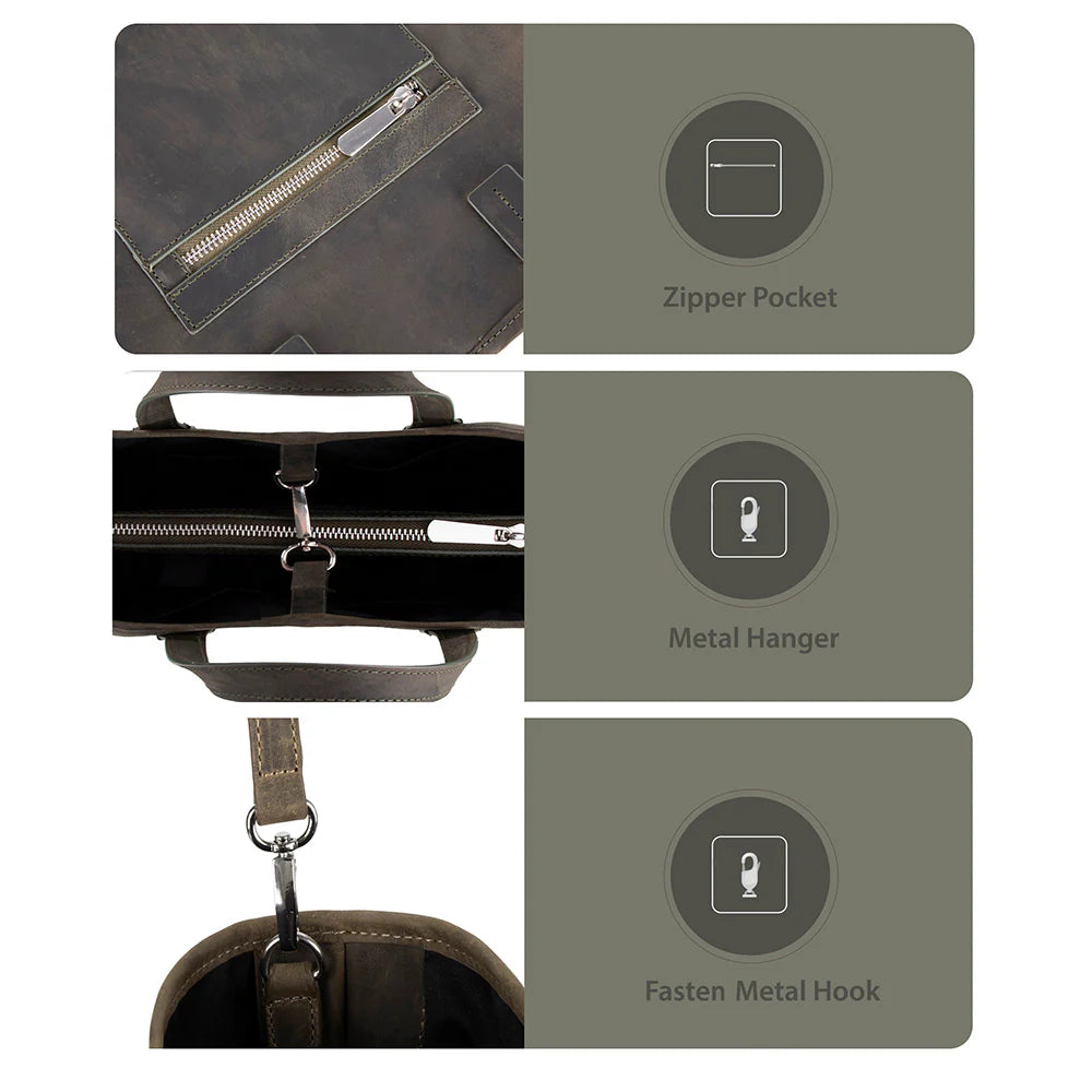 Valliro Leather Tote Bag