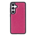 PLM Flexible Leather Back Cover for Samsung Galaxy S24 Fuchsia